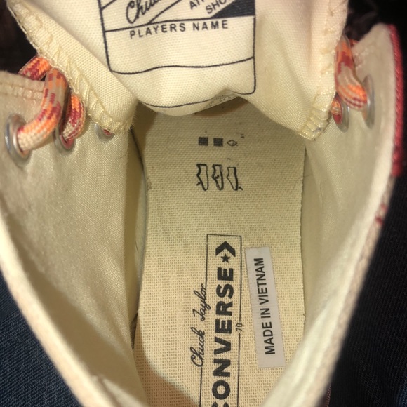 Used Converse Chuck Taylor All Star Women’s Size 8. Chuck 70 High Rhubarb Pie - Picture 10 of 13